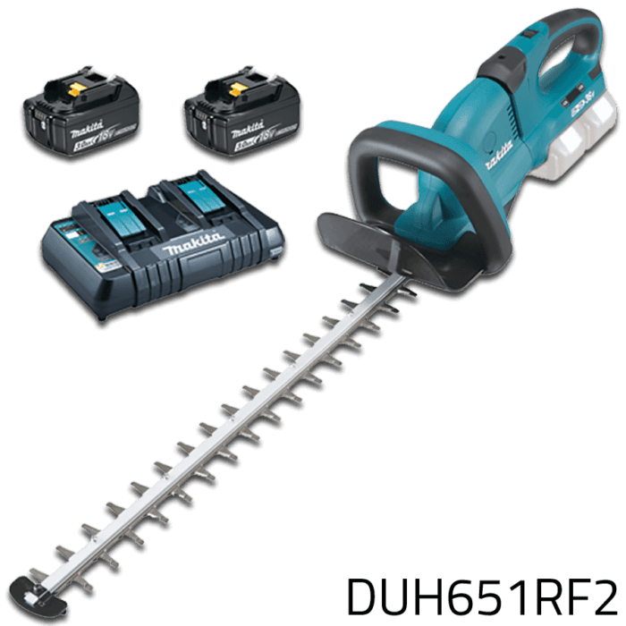 Makita DUH651RF2 36V Cordless Hedge Trimmer (LXT-Series)