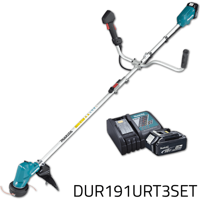 Makita DUR191URT3SET 18V Cordless Brushless Grass Trimmer / Brush Cutter (LXT-Series) [Bare Tool]