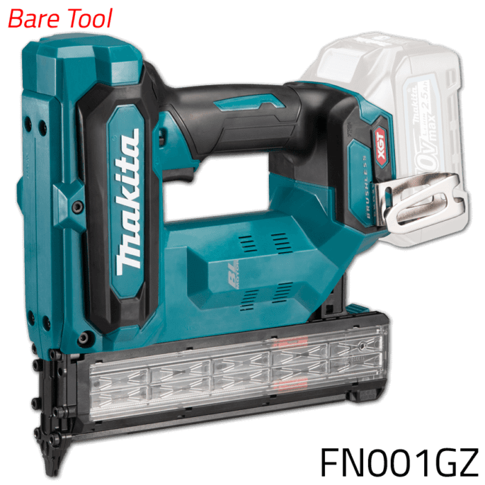 Makita FN001GZ 40V Cordless Brushless Brad Nailer (XGT Series) [Bare Tool]