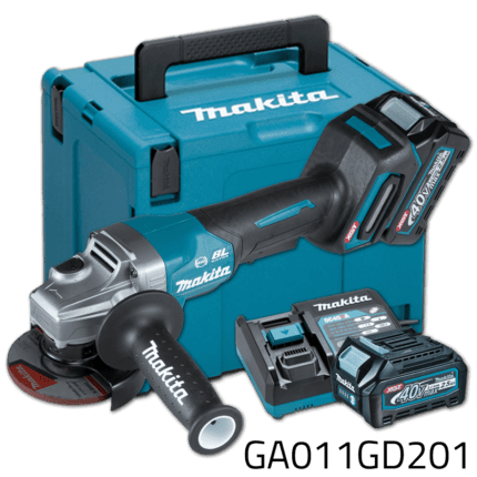 Makita GA011GD201 40V Cordless Brushless Angle Grinder (XGT Series)
