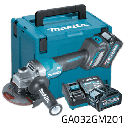 Makita GA032GM201 40V Cordless Brushless Angle Grinder