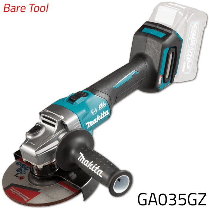 Makita GA035GZ 40V Cordless Brushless Angle Grinder