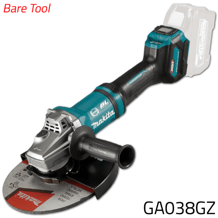 Makita GA038GZ 40V Cordless Brushless Angle Grinder