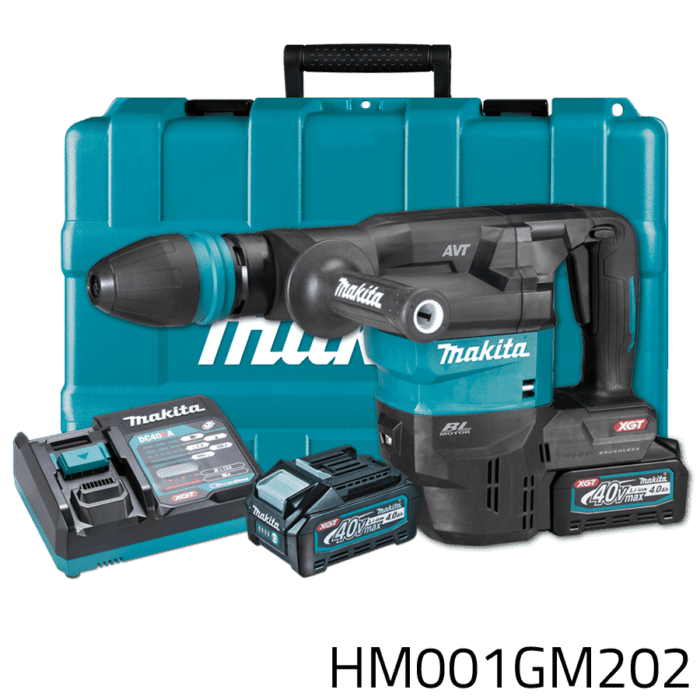 Makita HM001GM202 40V Cordless Brushless Demolition Hammer (XGT Series)