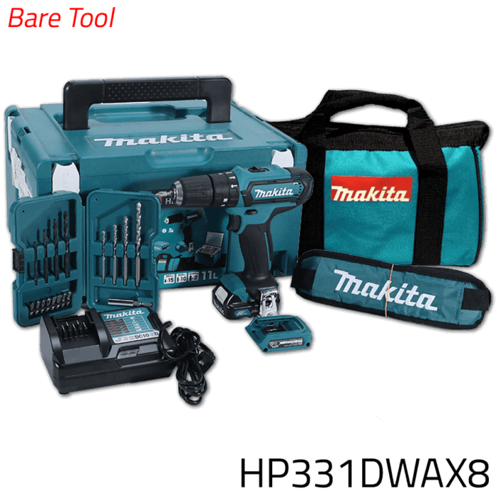 Makita HP331DWAX8 12V Cordless Hammer Driver Drill (CXT Series)