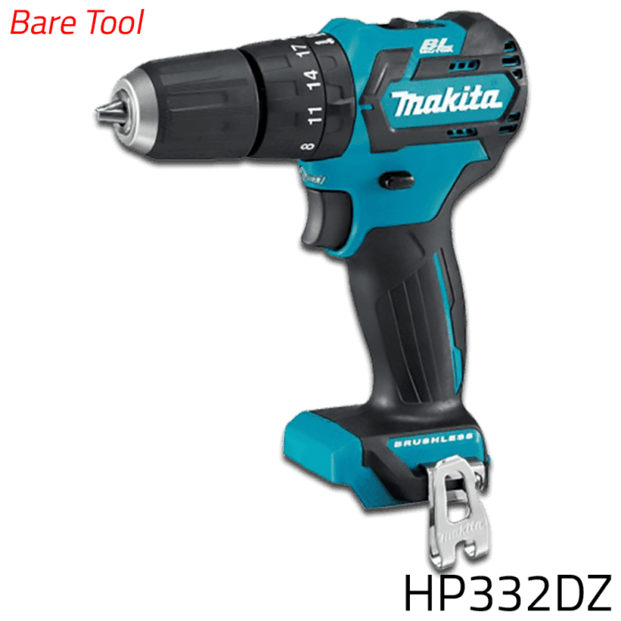 Makita HP332DZ 12V Cordless Brushless Hammer Drill (CXT-Series) [Bare Tool]