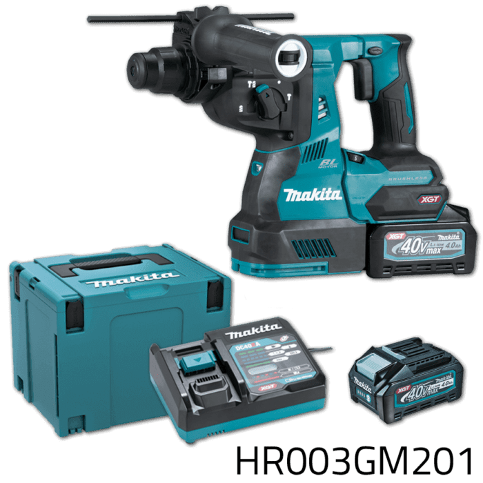 Makita HR003GM201 40V Cordless Brushless Combination Hammer (XGT Series) [Set]