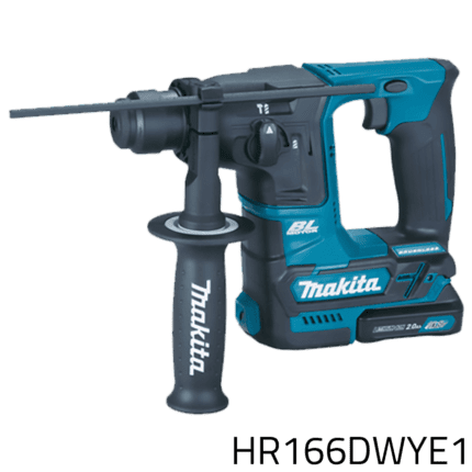 Makita HR166DWYE1 12V Cordless Brushless Rotary Hammer (CXT-Series)