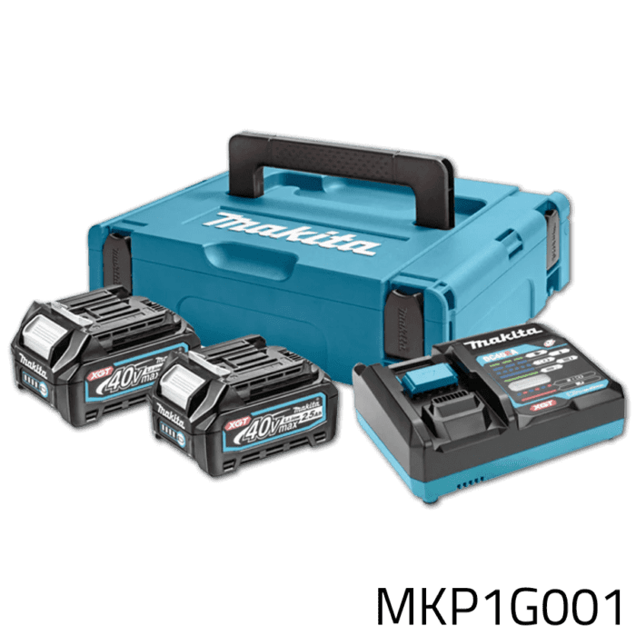 Makita MKP1G001 (191J81-6) 40V Power Source Kit / Battery & Charger Set XGT (2.5Ah)