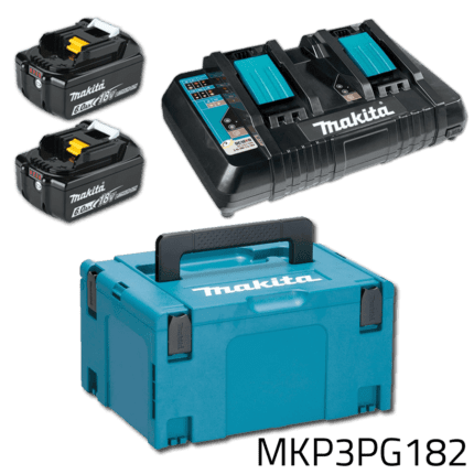 Makita MKP3PG182 18V LXT Power Source Kit (CASE, BATTERY, CHARGER)
