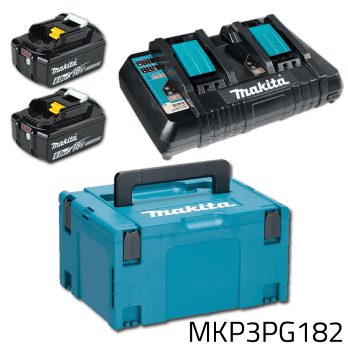 Makita MKP3PG182 18V LXT Power Source Kit (CASE, BATTERY, CHARGER)