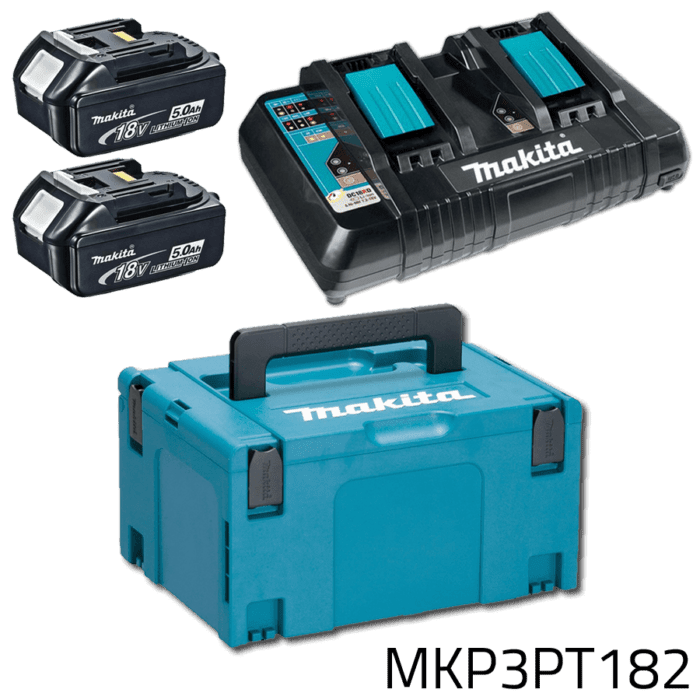 Makita MKP3PT182 18V LXT Power Source Kit (CASE, BATTERY, CHARGER)