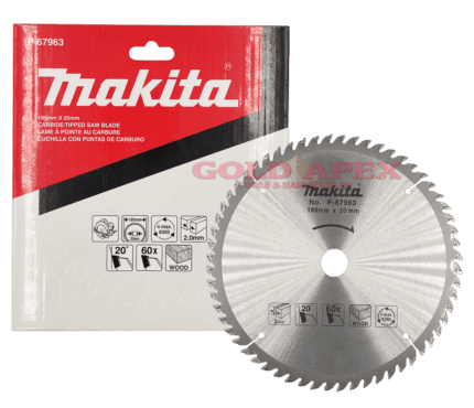 Makita P-67963 Circular Saw Blade 185mm x 60T (7-1/4")