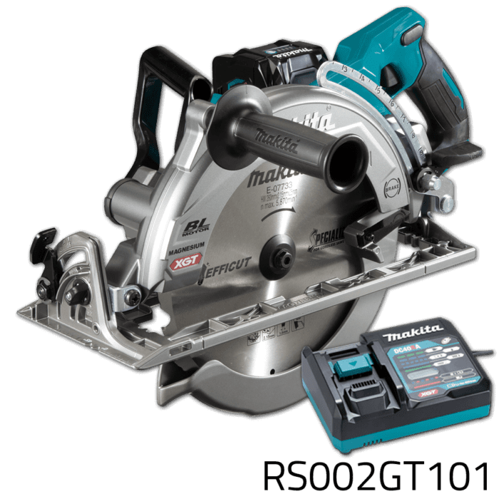 Makita RS002GT101 40V Cordless Brushless Rear Handle Saw (XGT Series)