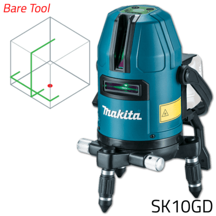 Makita SK10GD 12V Cordless Green Multi Line Laser (CXT-Series) [Bare Tool]