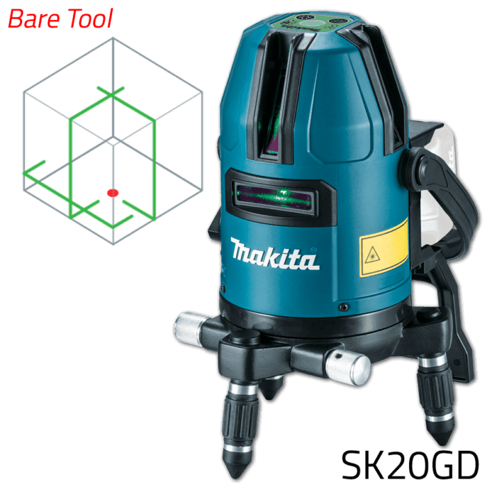 Makita SK20GD 12V Cordless Green Multi Line Laser (CXT-Series) [Bare Tool]