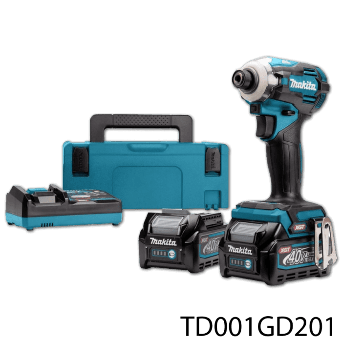 Makita TD001GD201 40V Cordless Impact Driver (XGT Series)