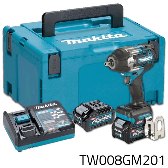 Makita TW008GM201 40V Cordless Brushless Impact Wrench (XGT Series) [Set]
