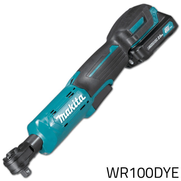 Makita WR100DWYE 12V Cordless Ratchet Wrench (CXT-Series)