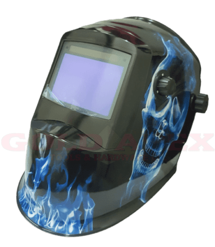 Mitsuden Auto Darkening Helmet Blue