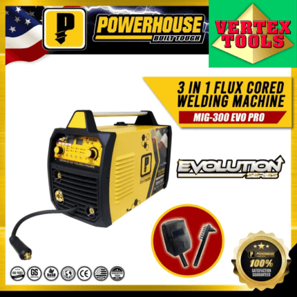 Powerhouse MIG300EVOPRO 3in1 MIG/MAG/MMA DC Inverter Welding Machine