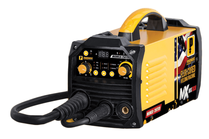 Powerhouse MIGWELD-250TECH Flux Cored DC Inverter Welding Machine (Fluxcored) MIGWELD 250