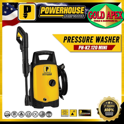 Powerhouse PH-K2.120 Mini High Pressure Washer (120 Bars)