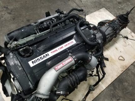 RB26DETT Nissan Skyline GTR R32 2.6L Twin Turbo Engine with 5 Speed AWD Manual Transmission