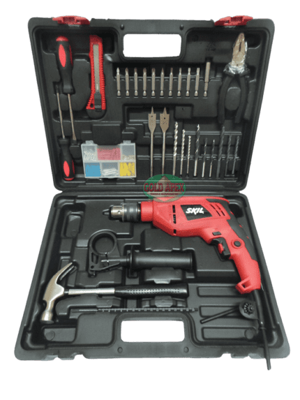 Skil 6613 13mm Impact Drill SMART SET w/ Bit Accessories and Handtools