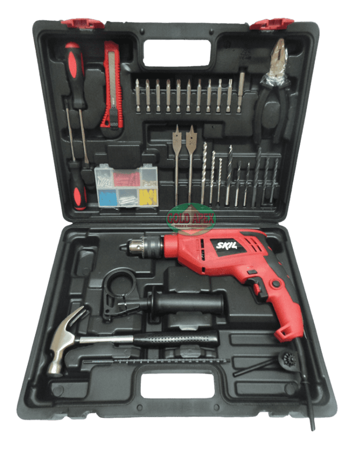 Skil 6613 13mm Impact Drill SMART SET w/ Bit Accessories and Handtools