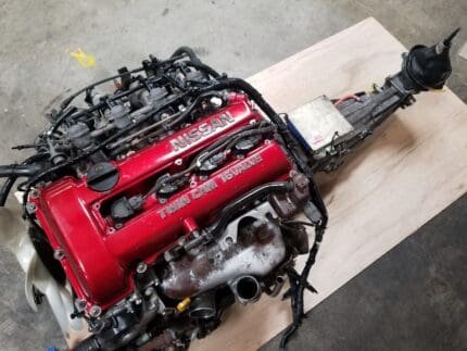 SR20DET S13 Red Top 2.0L Turbo Engine with 5-Speed Manual Transmission Nissan 200sx 240sx Silvia SR20