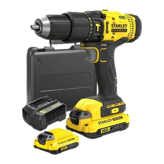 Stanley SCD711D2K 20V Cordless Hammer Drill 13mm