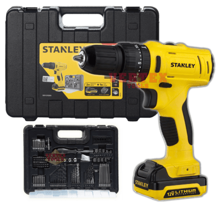 Stanley SCH121S2KA 12V Cordless Hammer Drill / Driver with Accessories (Set)