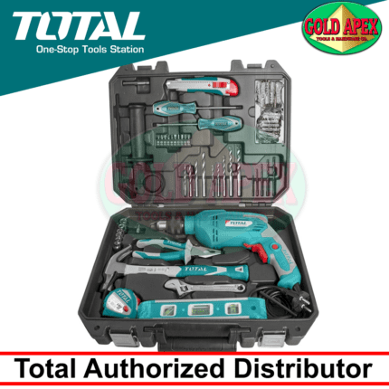 Total THKTHP1012 Hammer Drill with Handtools Set