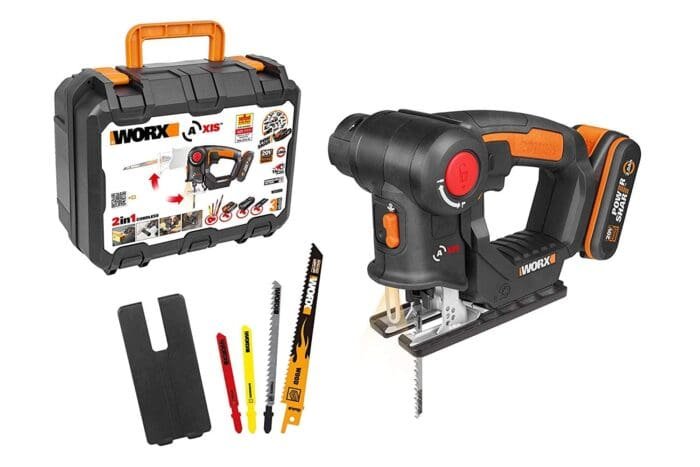 Worx WX550 2in1 Cordless Multi-Purposed Saw 20V Max (Jigsaw | Reciprocating Saw)