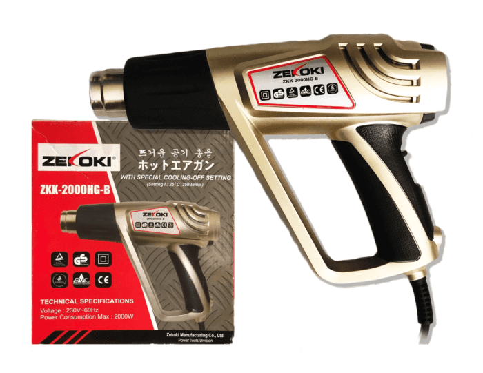 Zekoki ZKK-2000HG-B Hot Air Gun / Heat Gun